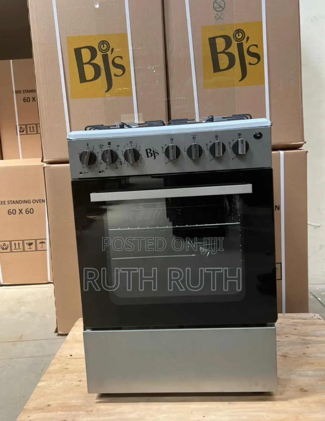 Standing Cooker BJS 3G+1E With Turbo Fan and Electric Oven