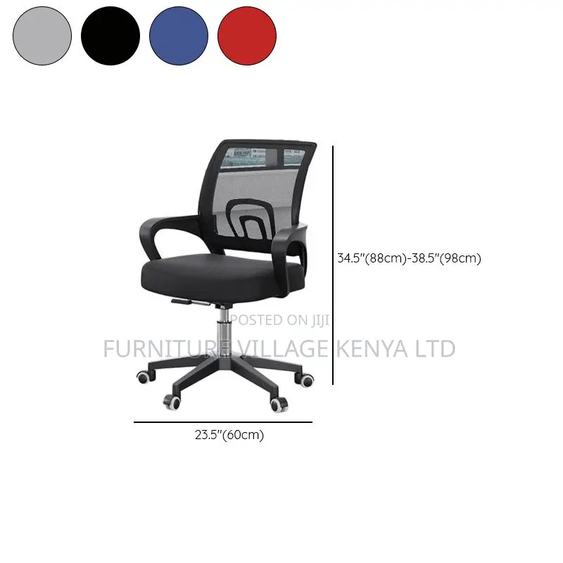 Office Staff Seats; Mesh Task Chair With Armrest