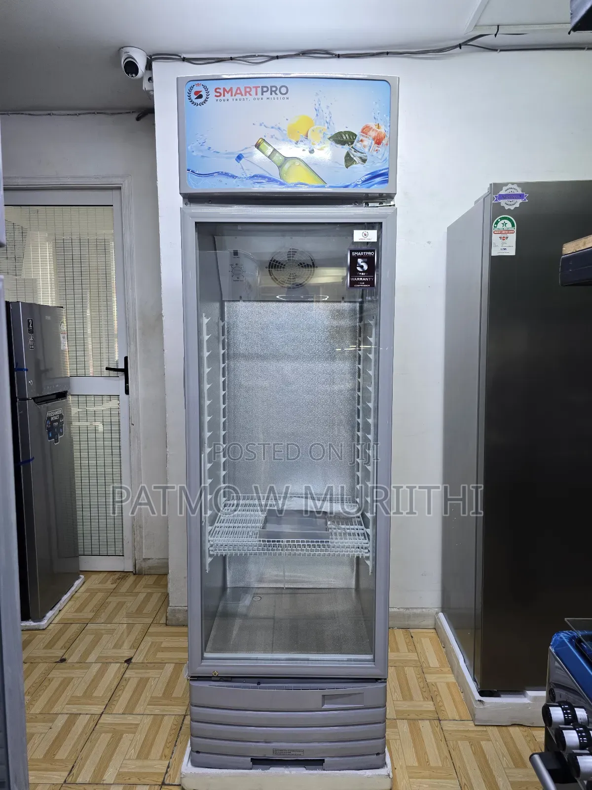 Chiller, Smartpro Upright Showcase Chiller Fridge 330L