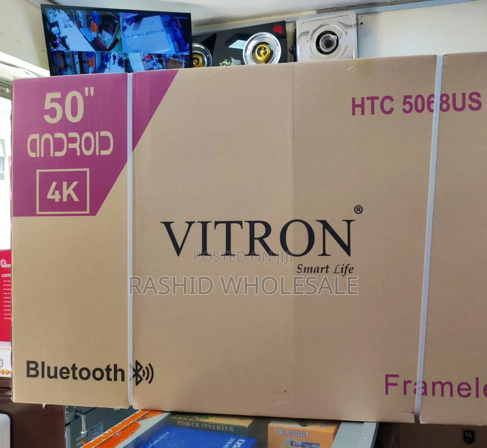 50 Inch Vitron Smart Flamless Tv.