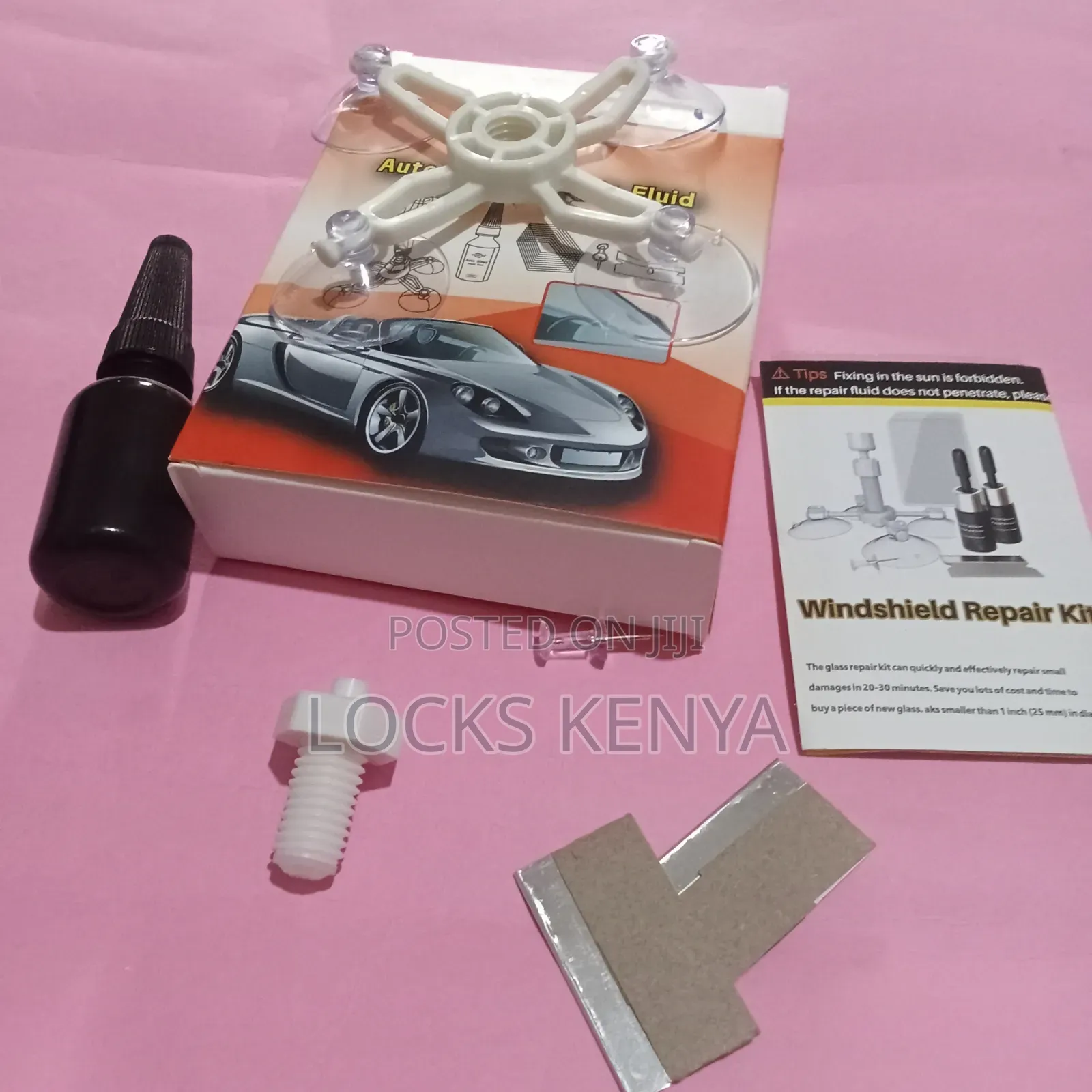 Elevated Windscreen Crack Repair Kit/Fluid