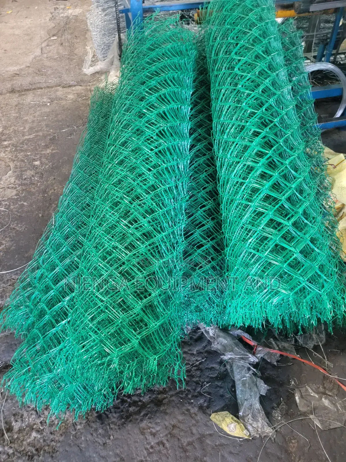 6ft X 18m Green PVC Chainlink, 14g