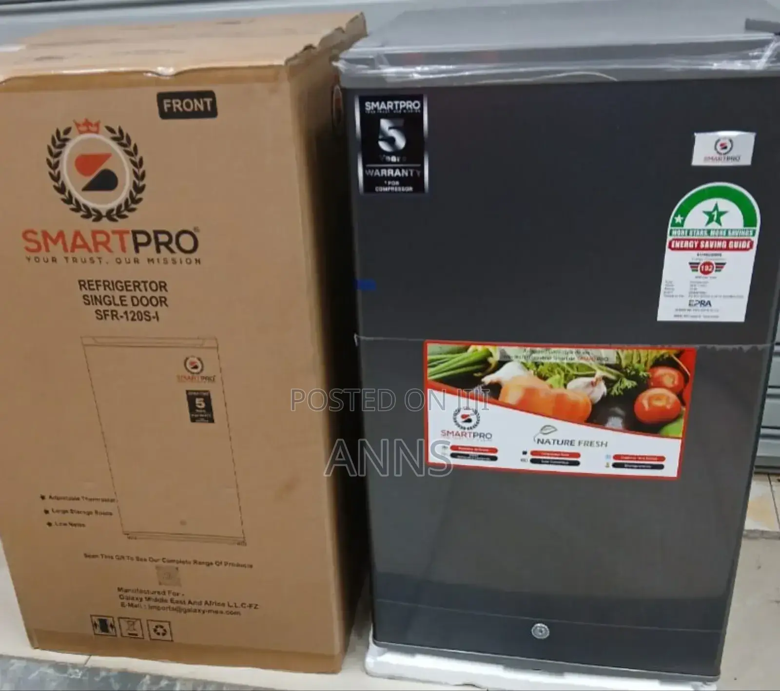 Smart Pro 90litres Dark Silver Unique Home Fridge
