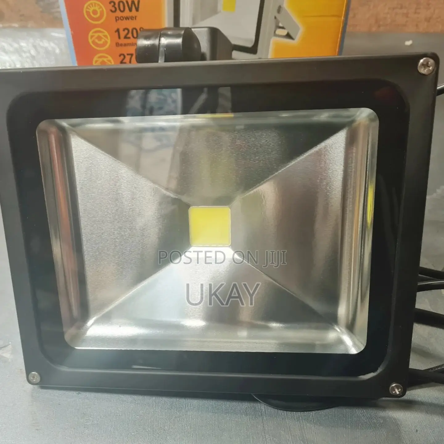 30W LED Outdoor Floodlight With PIR Motion Sensor.