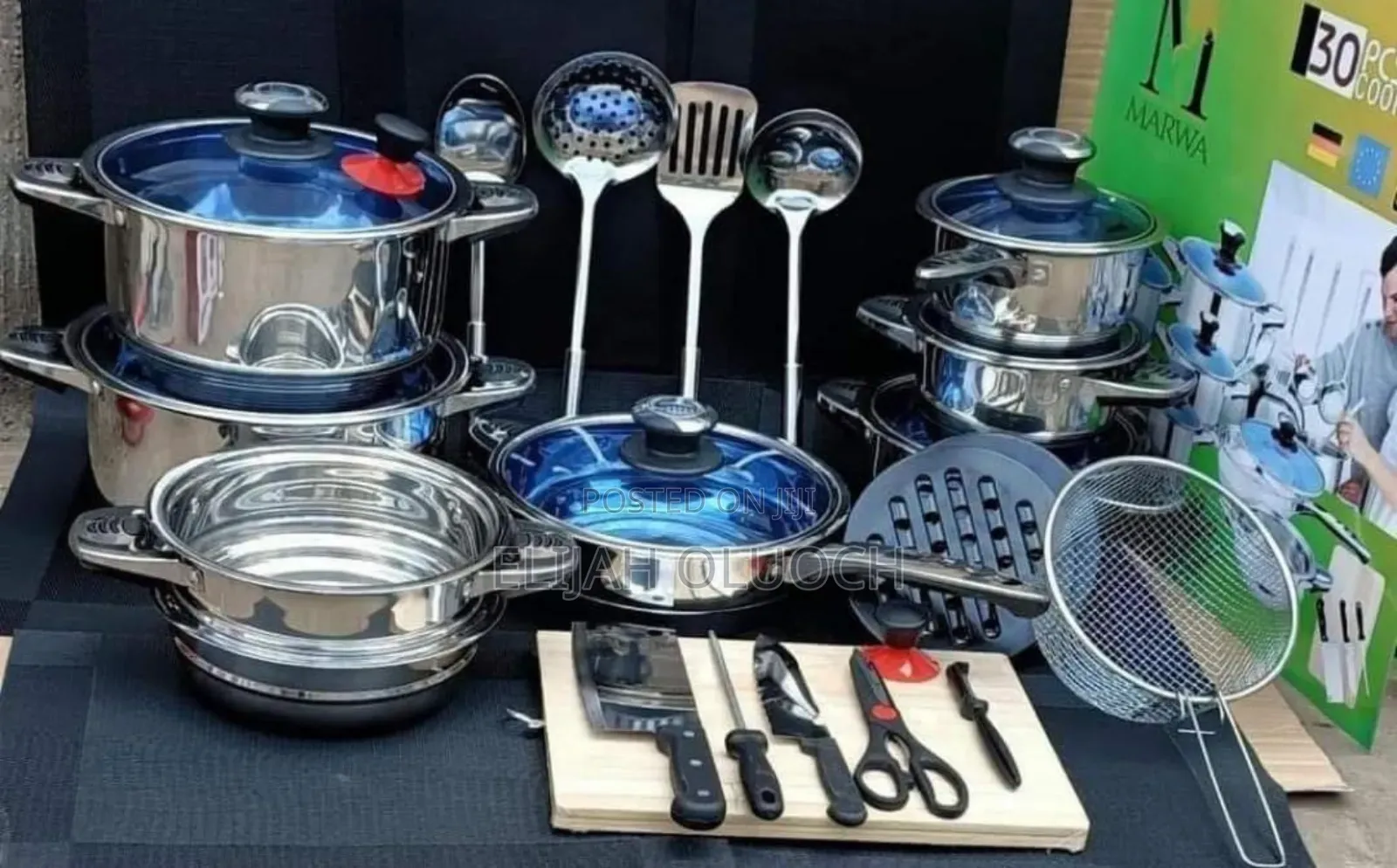 Marwa 30 Pc Cookware Set