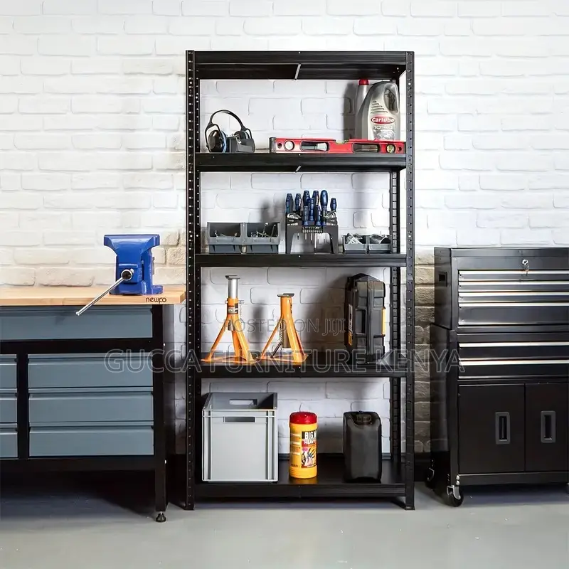 Cabinets: Adjustable Boltless Shelves Storage Rack