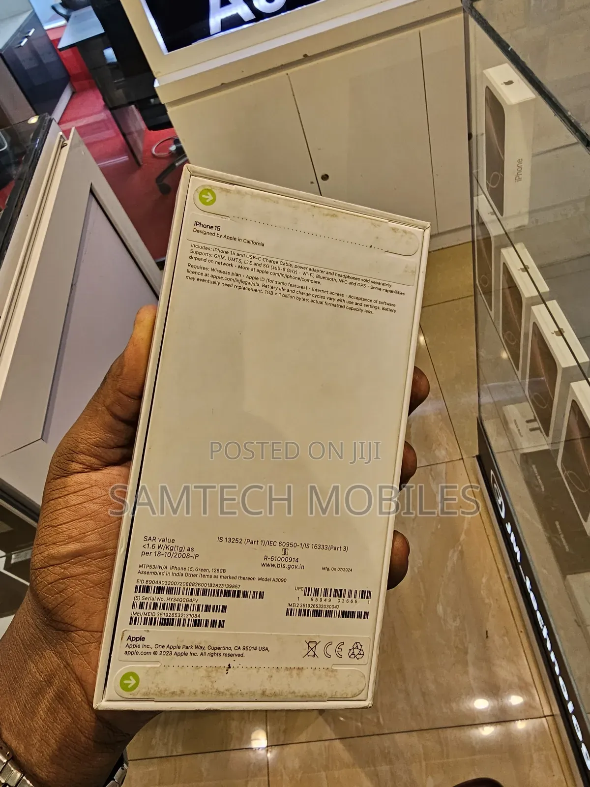 New Apple iPhone 15 256 GB Rose Gold