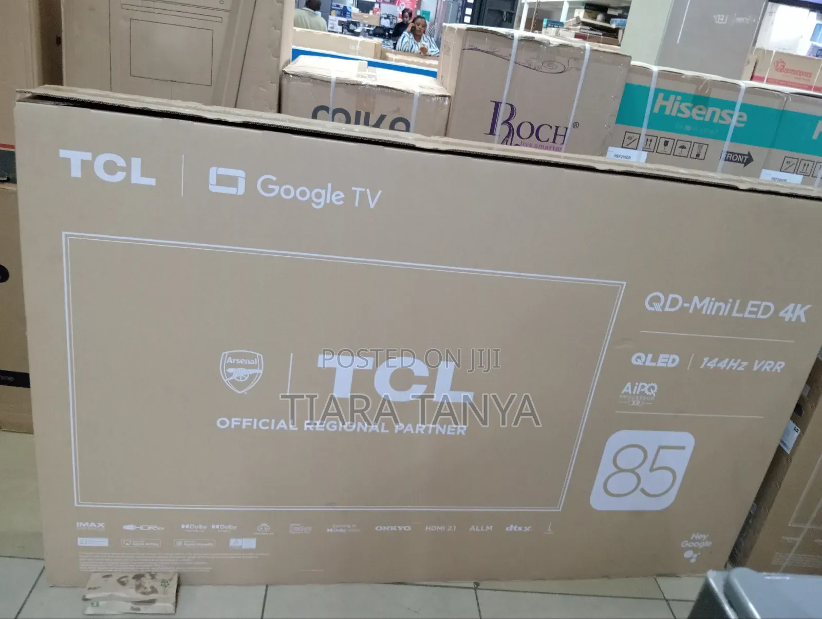 TCL 85 Inch Qled Smart Google Tv