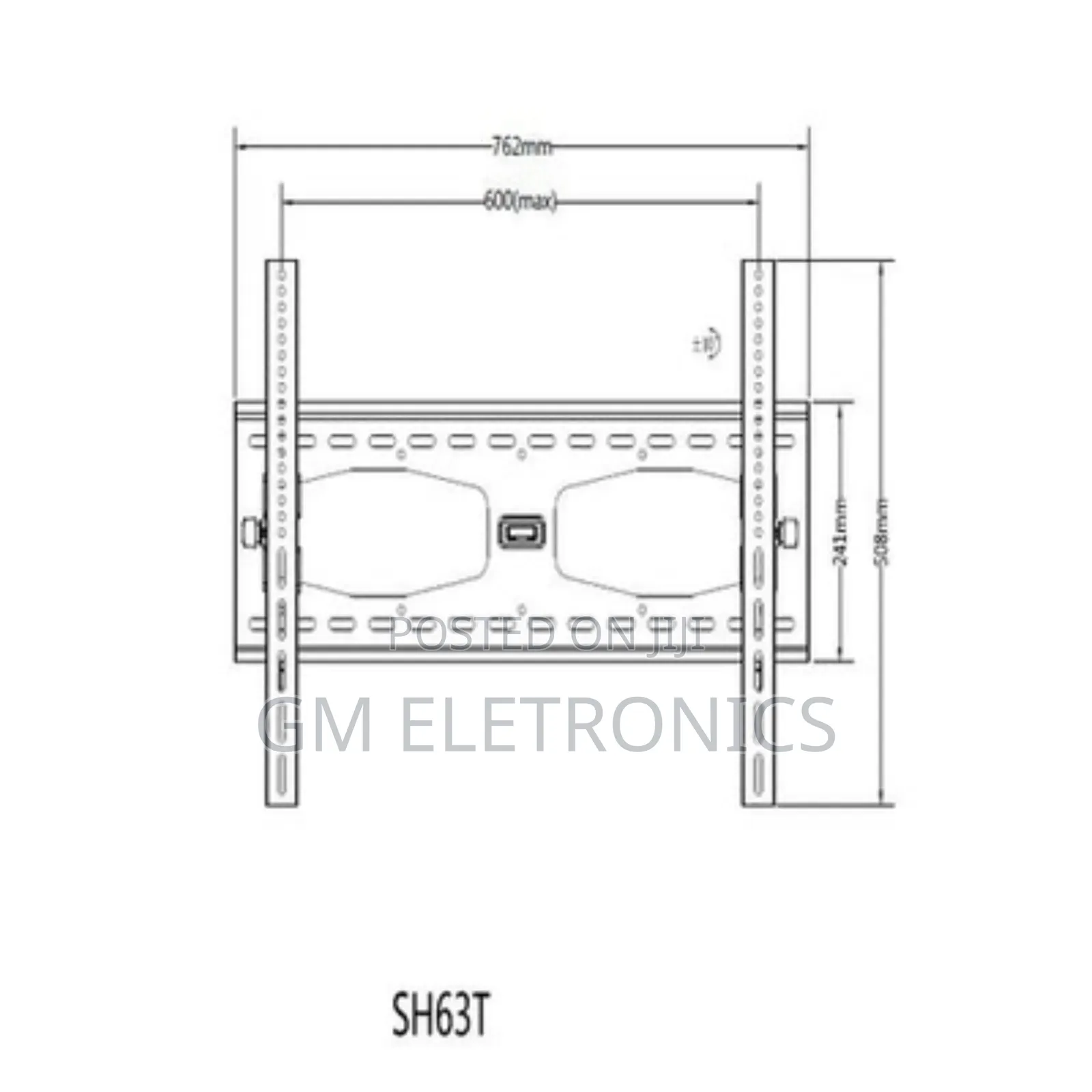 Skilltech TV Tilt Wall Bracket Stand Sh-63t for 30"- 80"Tvs