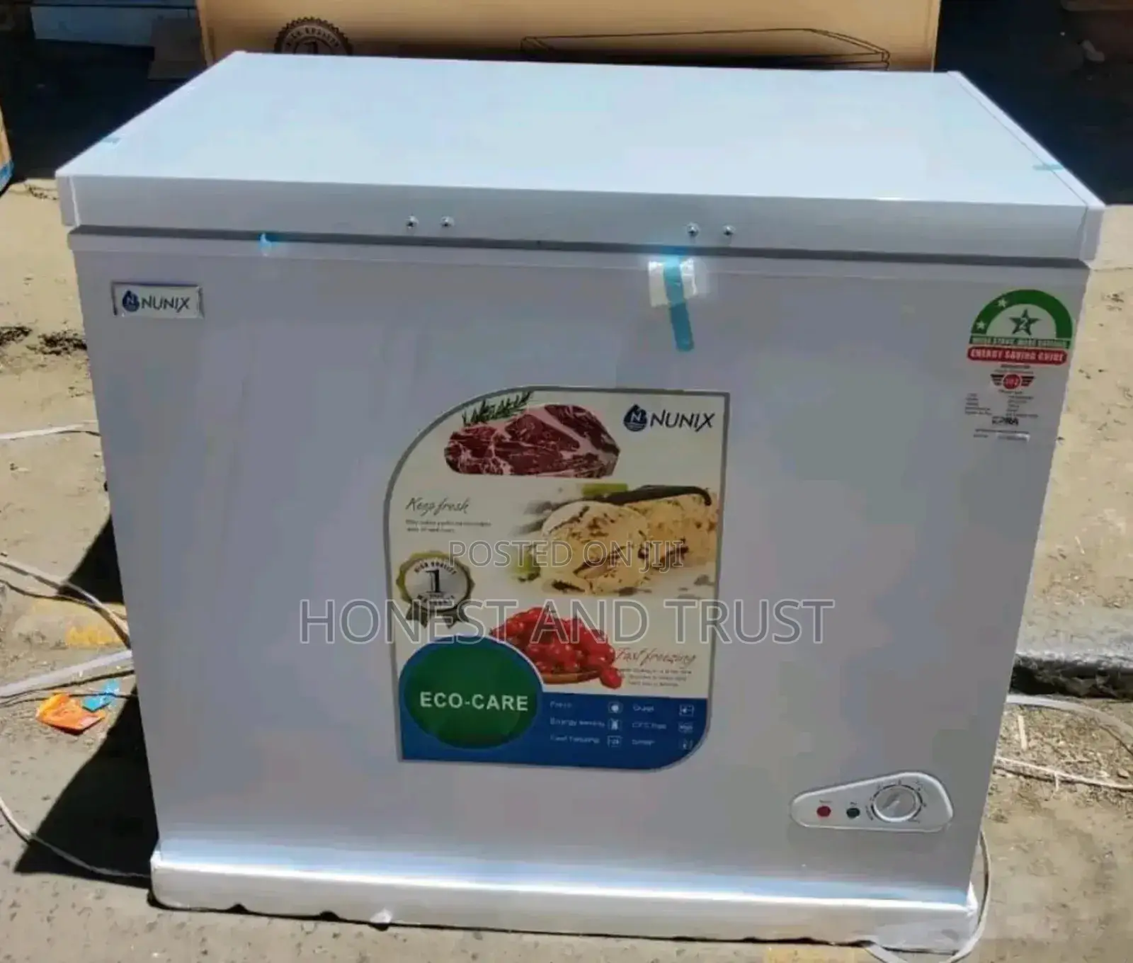 Chest Freezer 200l Capacity, (Nunix) Extra Large