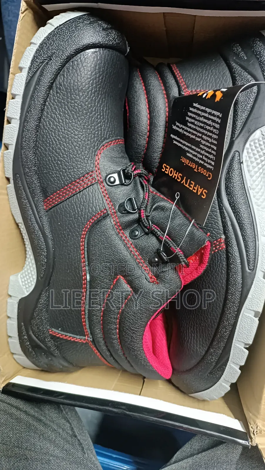 Stitched Quality Safety Boots Shoes