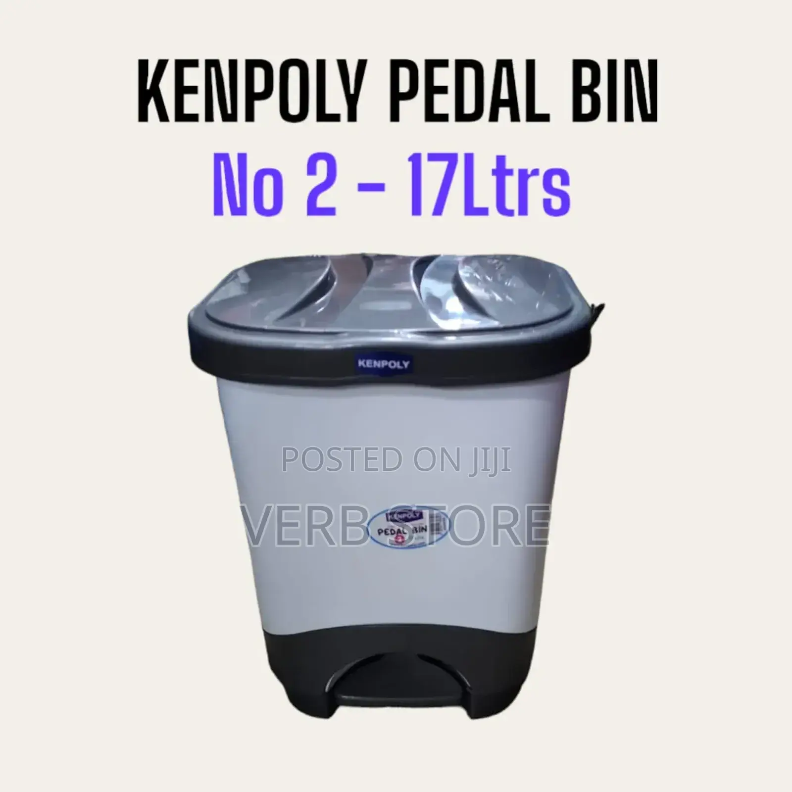 Kenpoly 17litre Pedan Bin