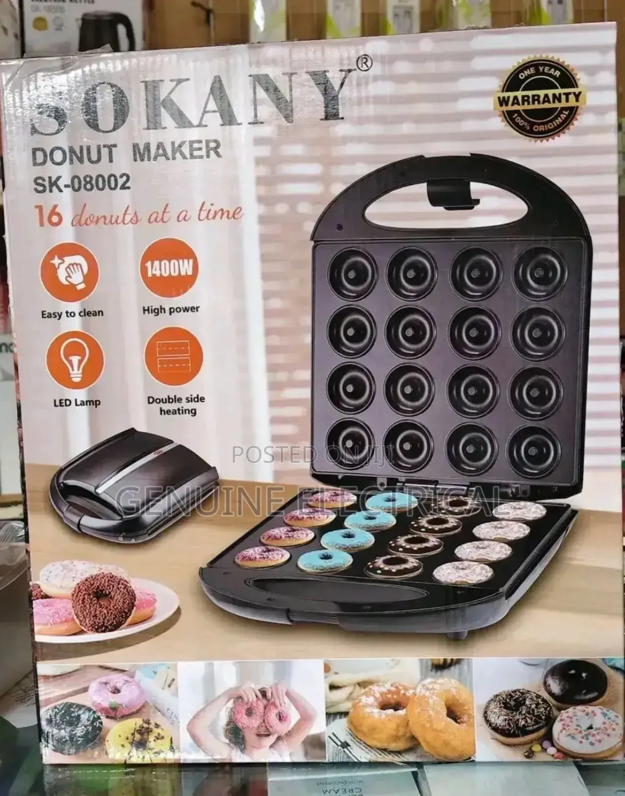 Brand New Sokany 12 Slots Donut Maker