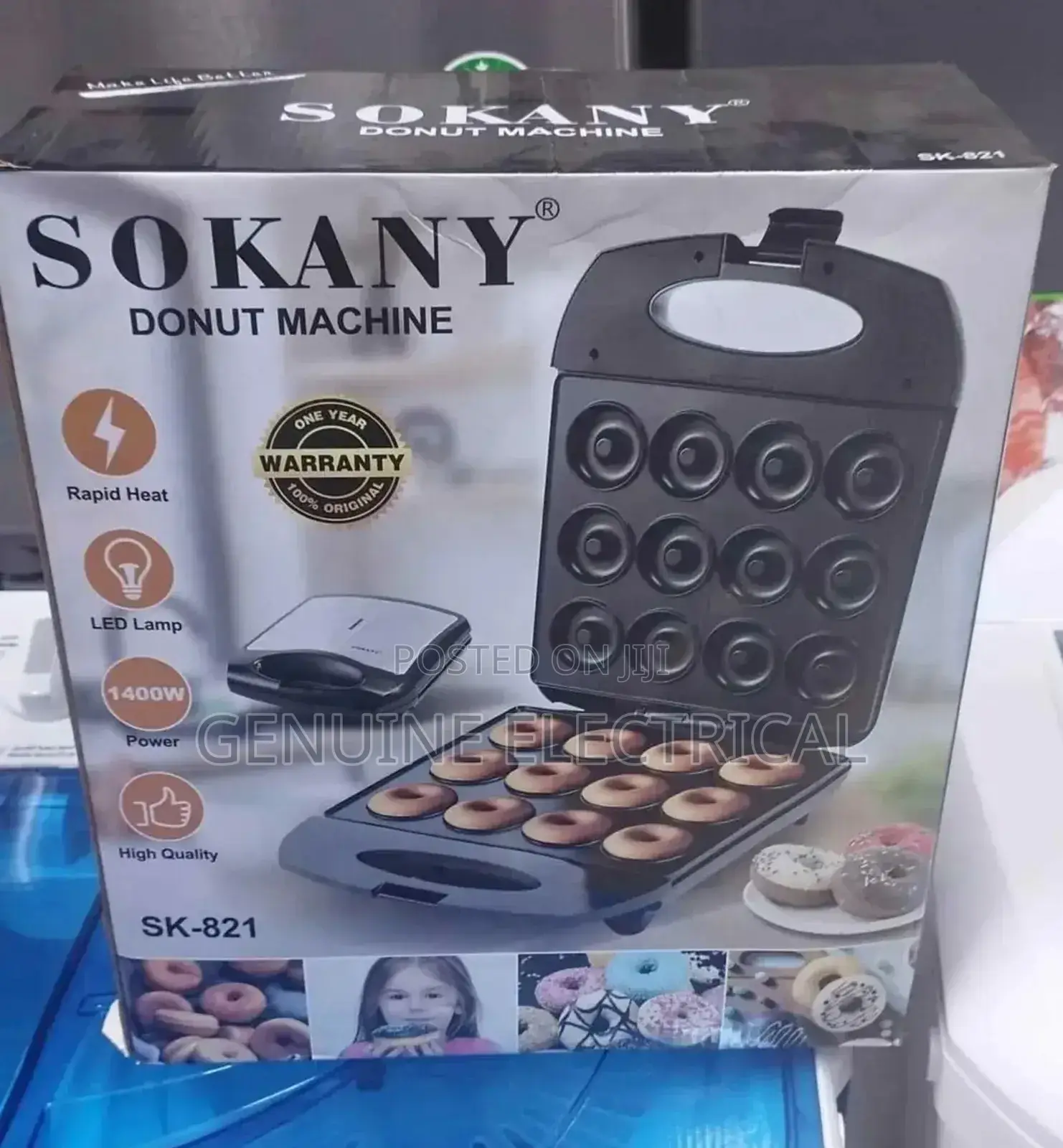Brand New Sokany 12 Slots Donut Maker