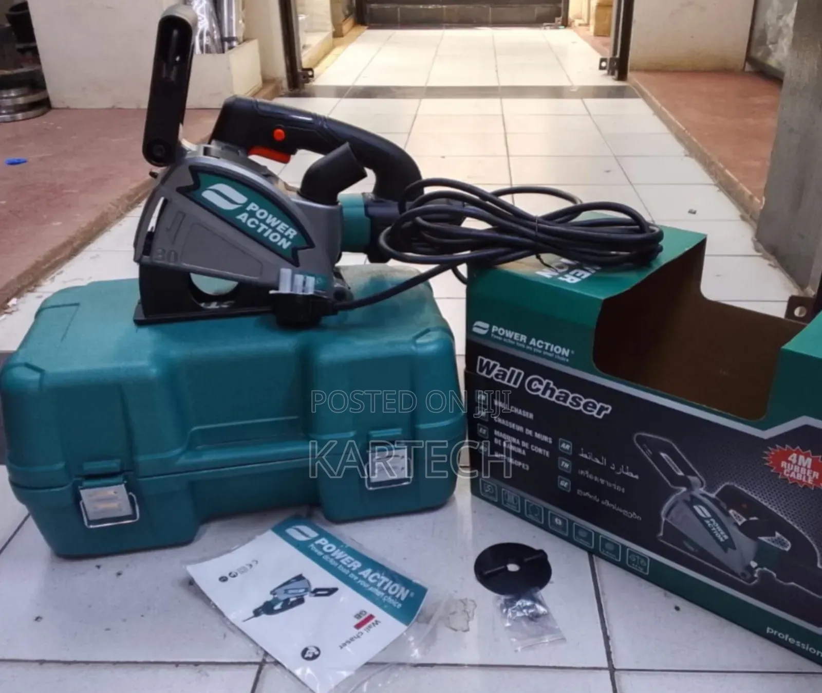 Power Action 1600W Wall Chaser Groove Cutting Machine