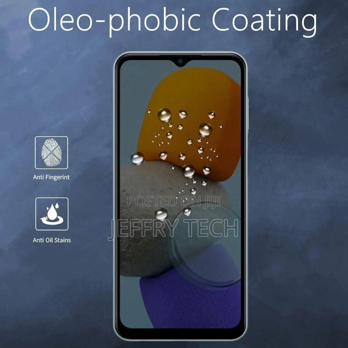 Privacy Full Glass Screen Protector for Samsung Galaxy A34 -