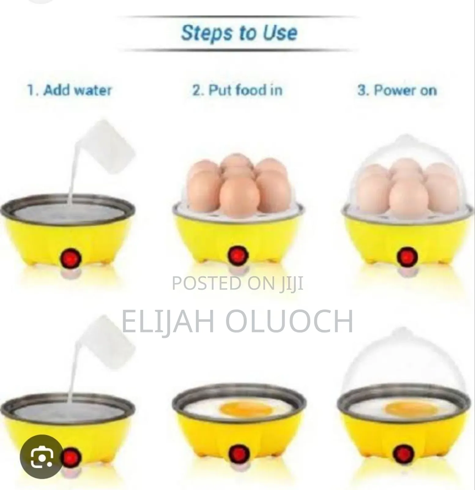 Electric 7pc Egg Poacher Egg Boiler