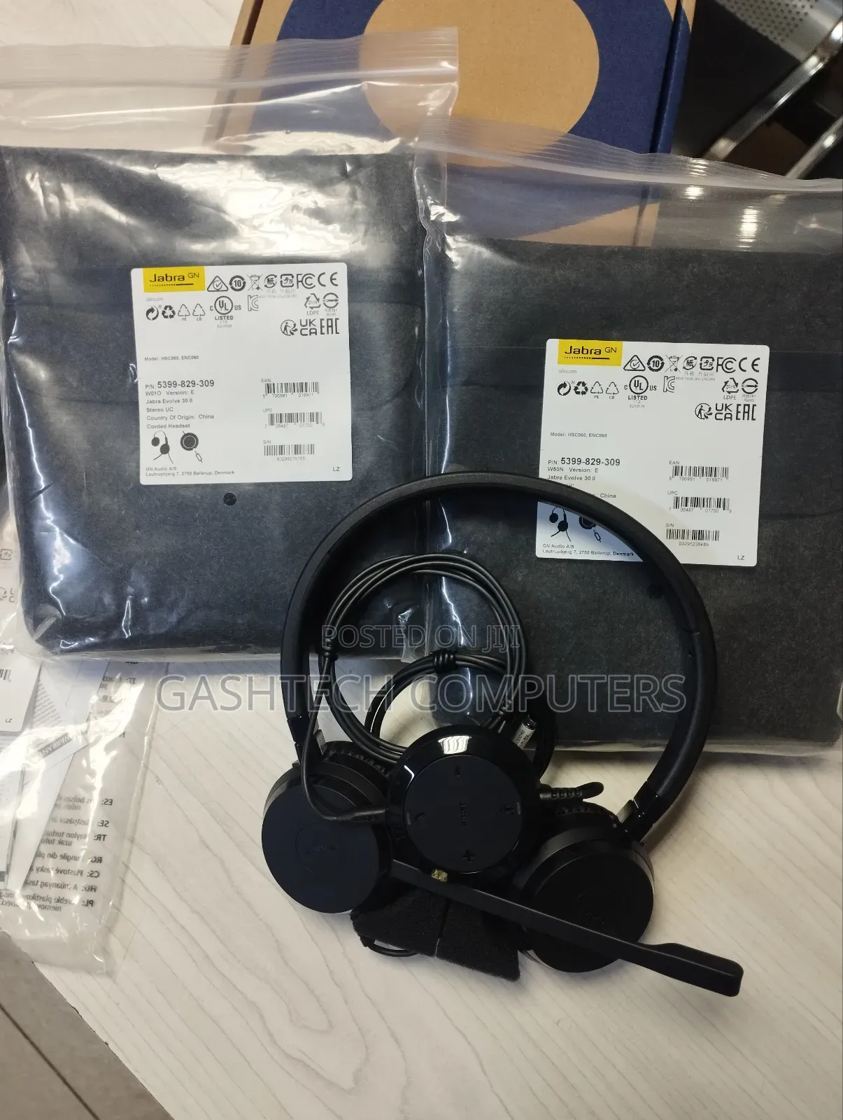 5399-829-309 Jabra Evolve 30 Ii Uc Stereo USB Headband,
