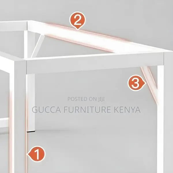 Clerical Desking:Modern Writing Desk With H-Shape Metal Base