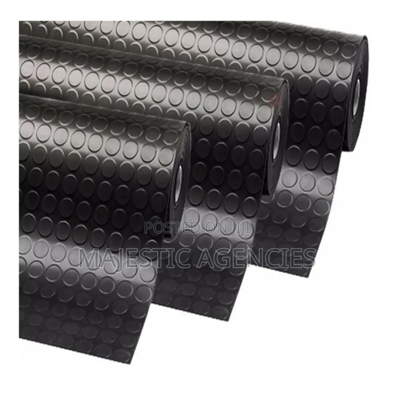 Anti-Slip Checker Rubber Mat With Coin Pattern