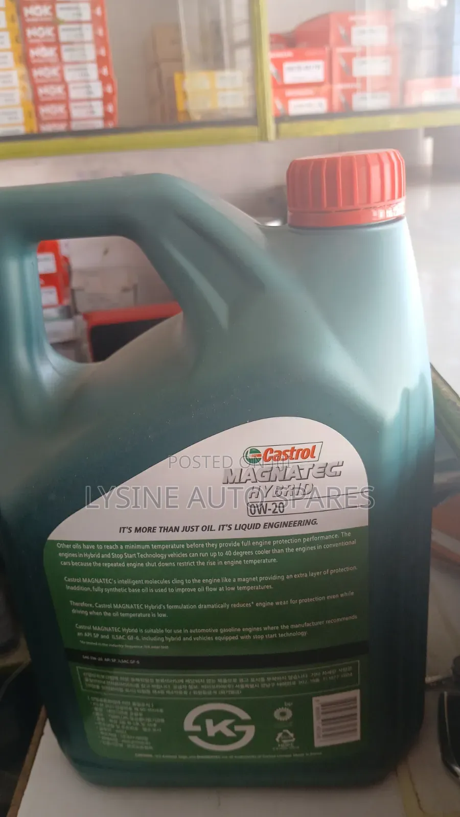Castrol Magnatec 0w-20 Fully Synthetic Engine Oil