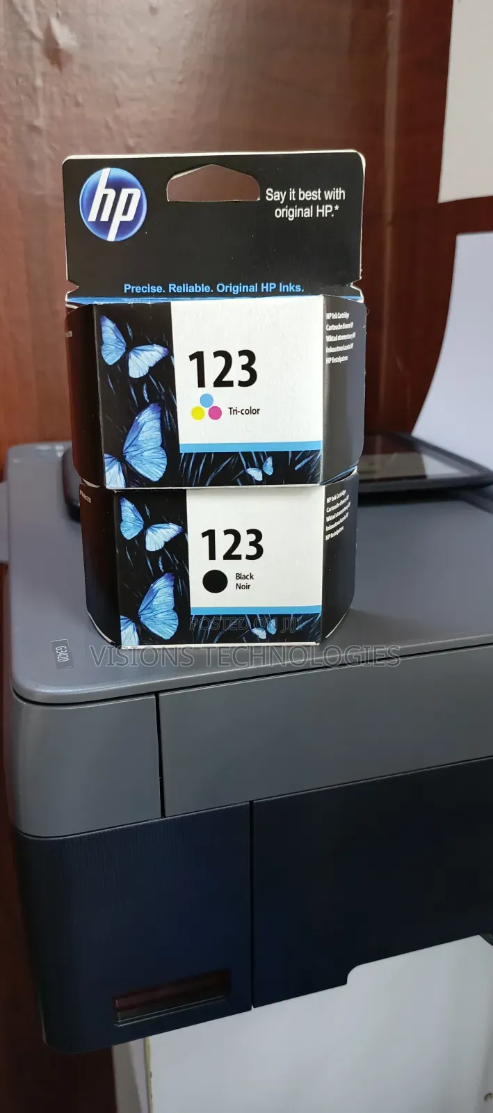 Tricolor and Black 123 Cartridge
