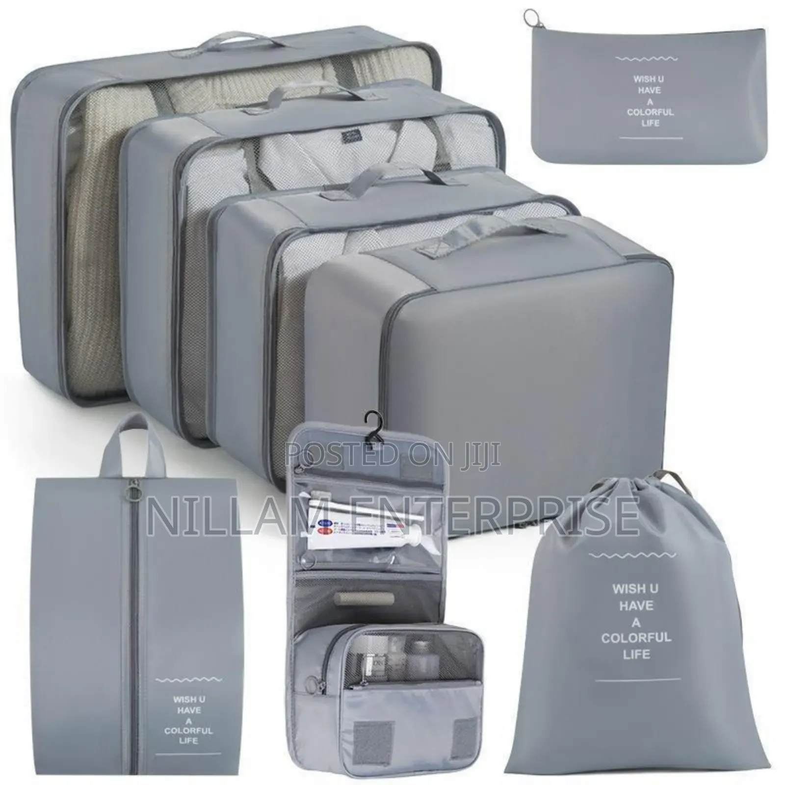 *8pcs Luggage Travel Organizers