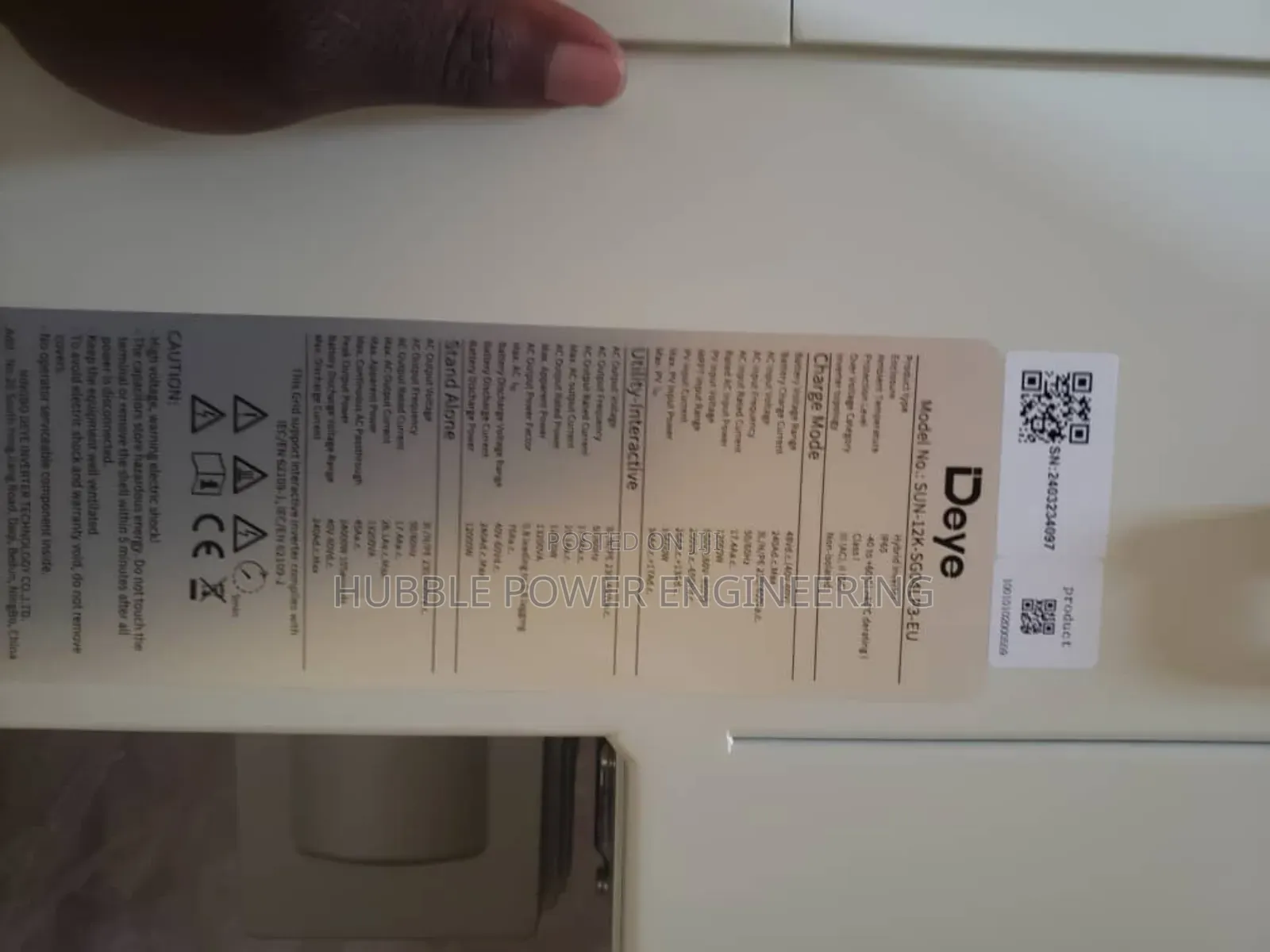 12kw 3phase Deye Hybrid Inverter