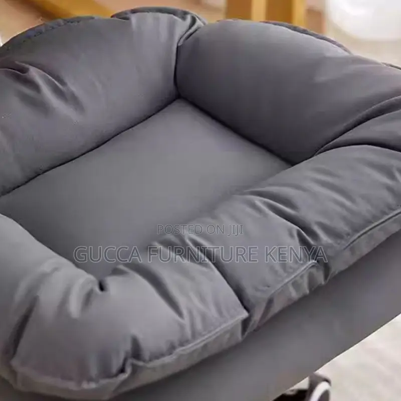 Home Chairs: Mid Back Work Stool With Flexible Height