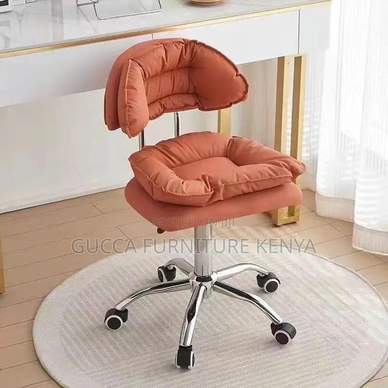 Home Chairs: Mid Back Work Stool With Flexible Height