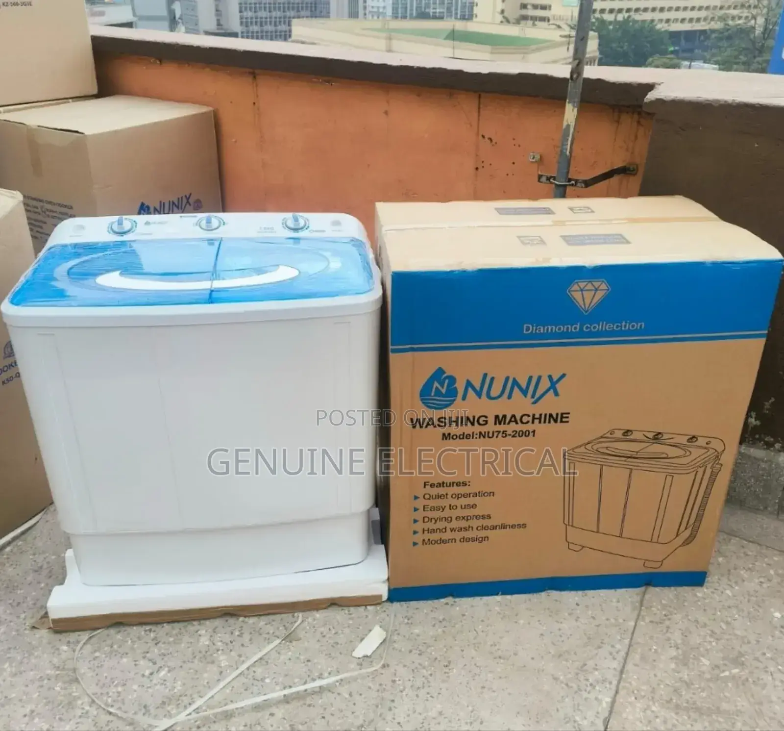 7.5kg Nunix Washing Machine
