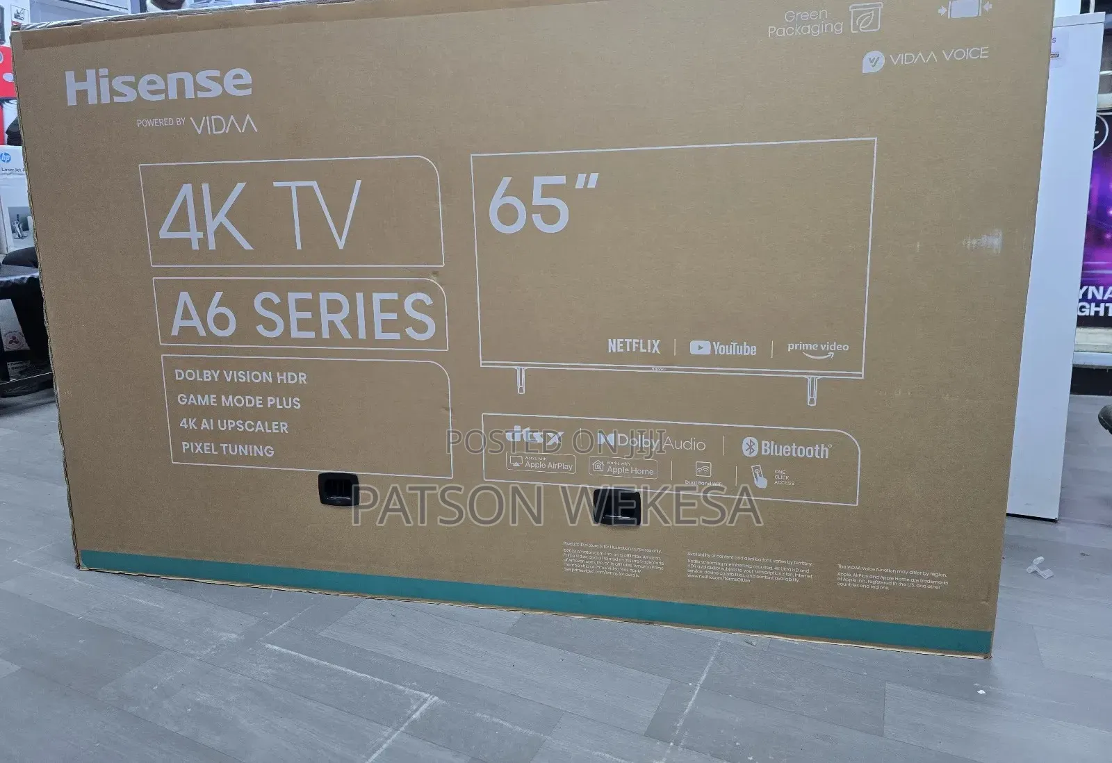 Hisense 65a6k 65 Inch Uhd Vidaa Smart Tv