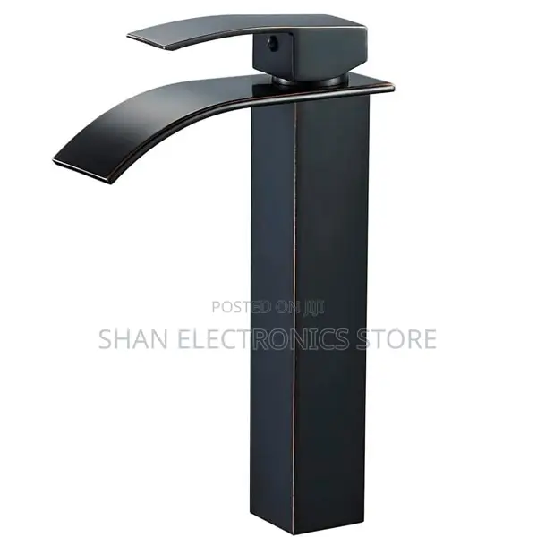 Luxury Hotcold Water Fall Bathroom Waterfal Basin Faucet Tap