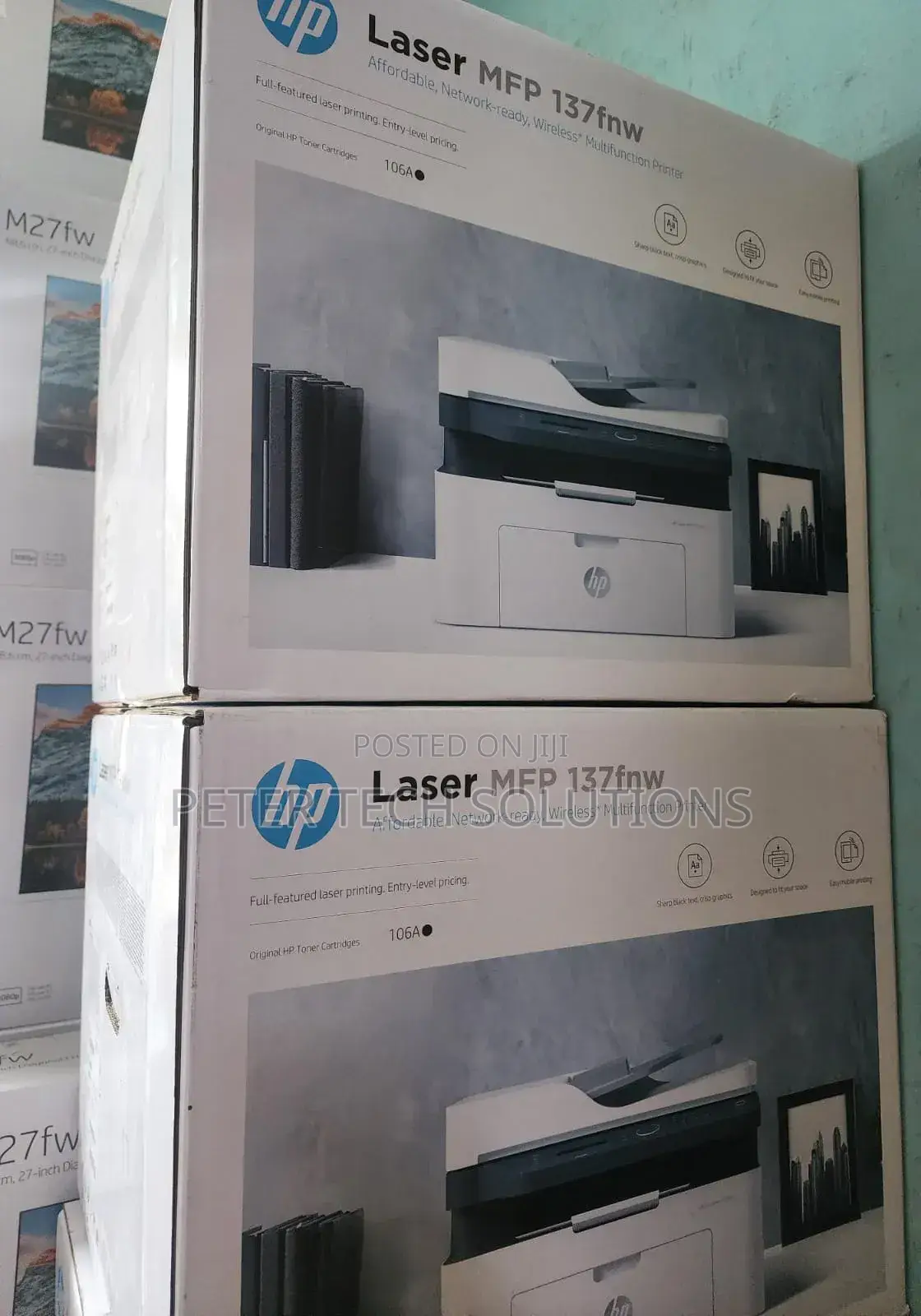 HP Laser MFP 137fnw Mono Multifunction Laser Printer