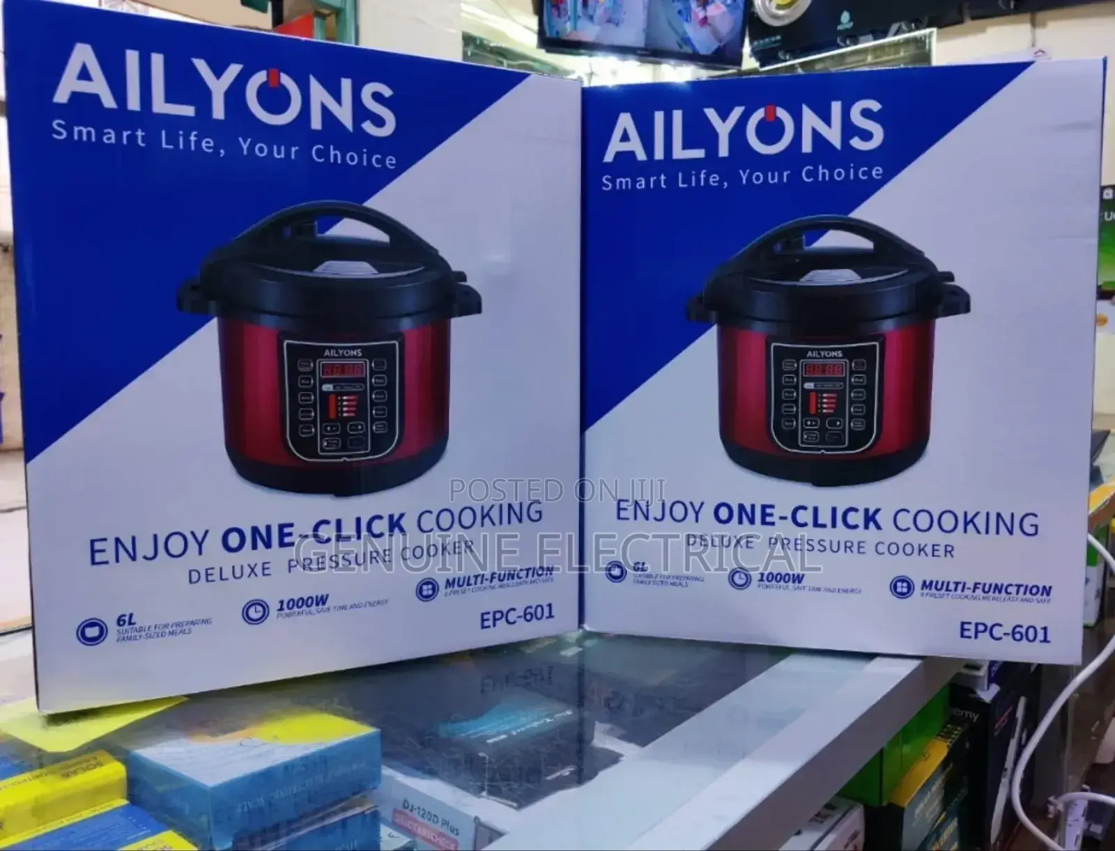 Ailyons 6litres Pressure Cooker