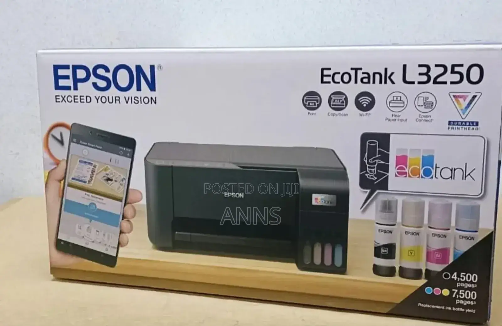 Wireless Epson Ecotank L3250 Printer