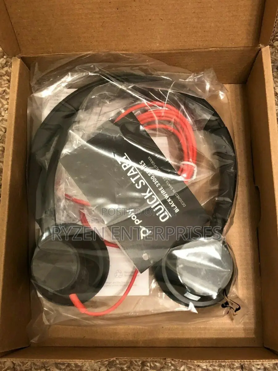 Poly Blackwire 3320 Stereo Usb-C Headset +Usb-C/a Adapter