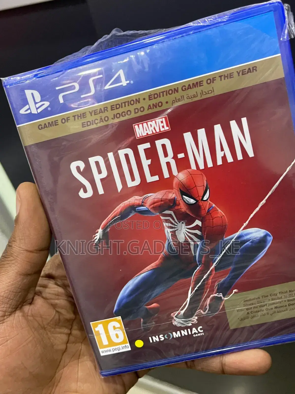 Marvel Spiderman Ps4
