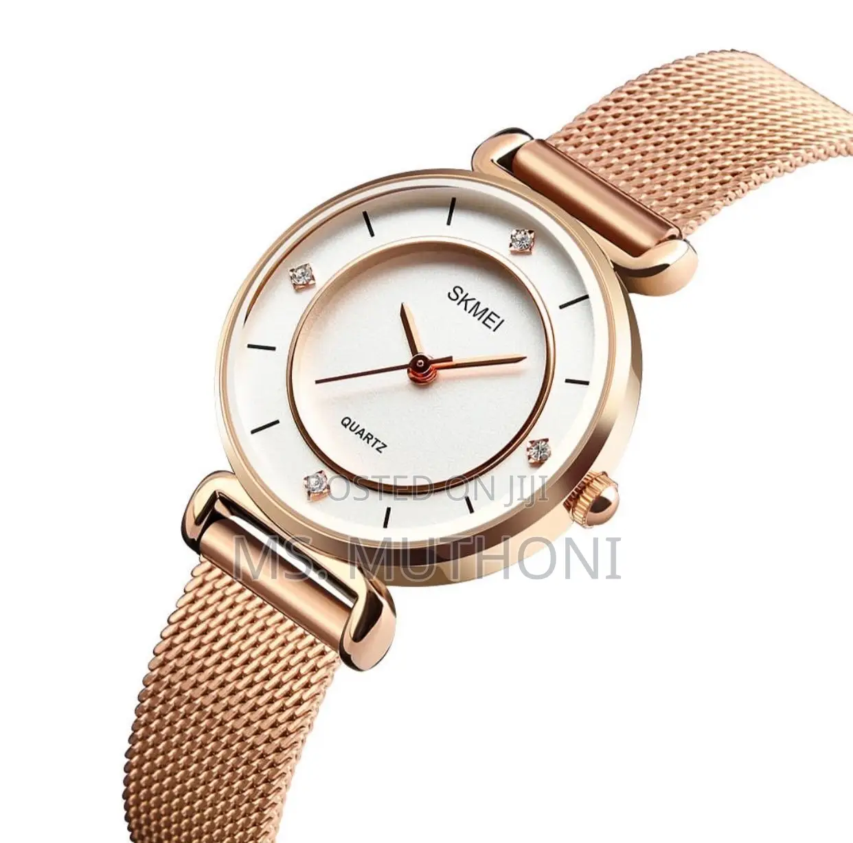Gold Stainless Steel SKMEI LADIES Wrist WATCH *
