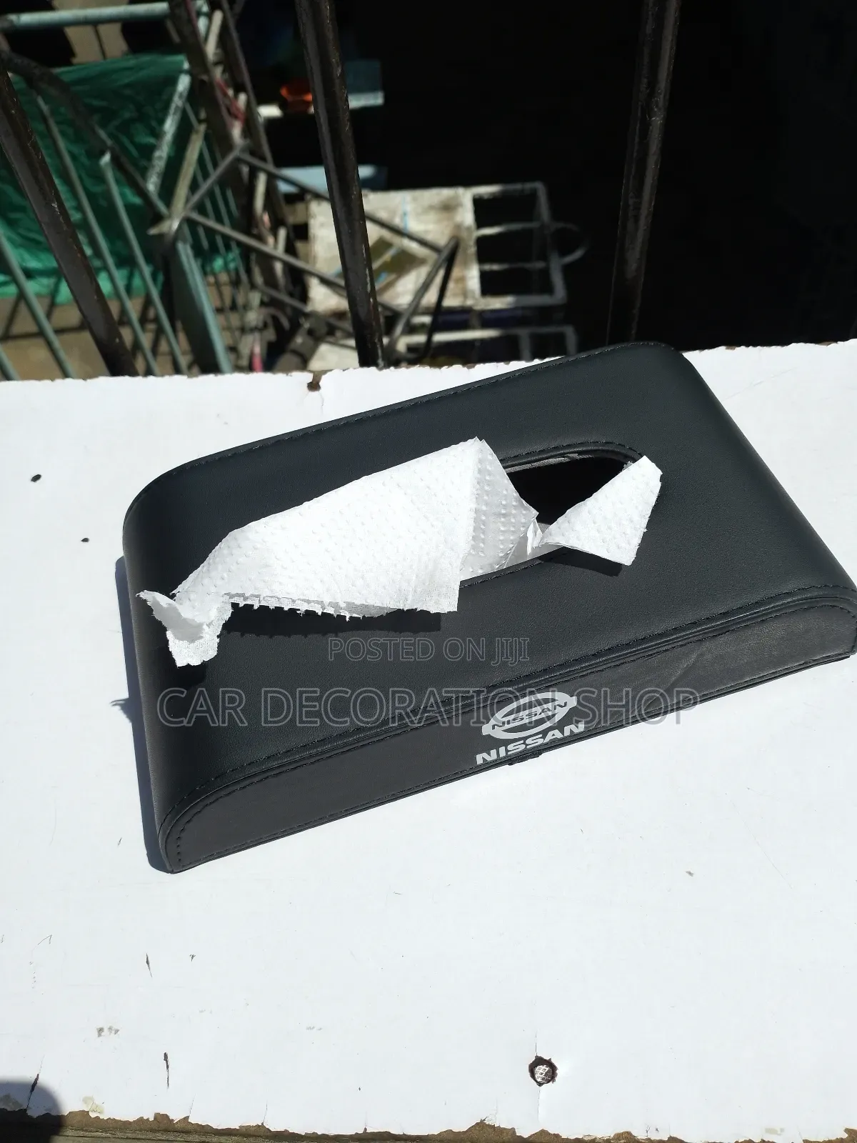 Nissan Leather Branded Saviette Holder