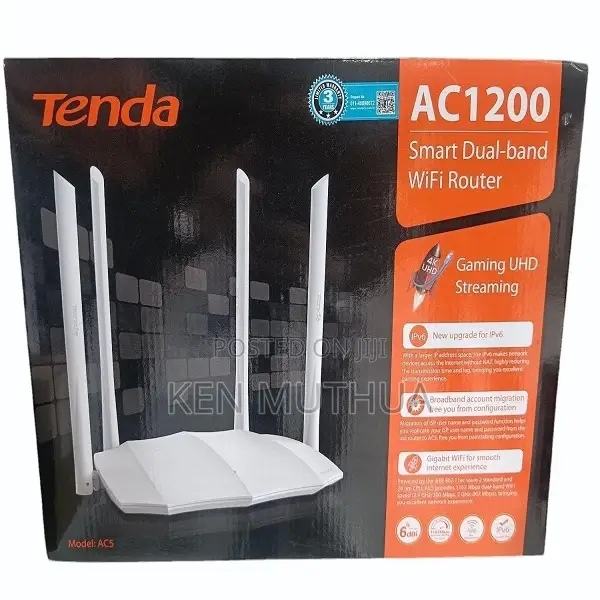 Tenda Ac5 1200 Smart Dual-Band Wifi Router