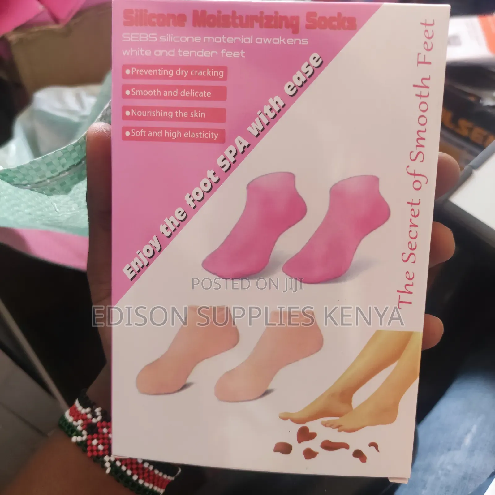 Silicone Socks for Women, Soft Gel Moisturizing Foot Socks