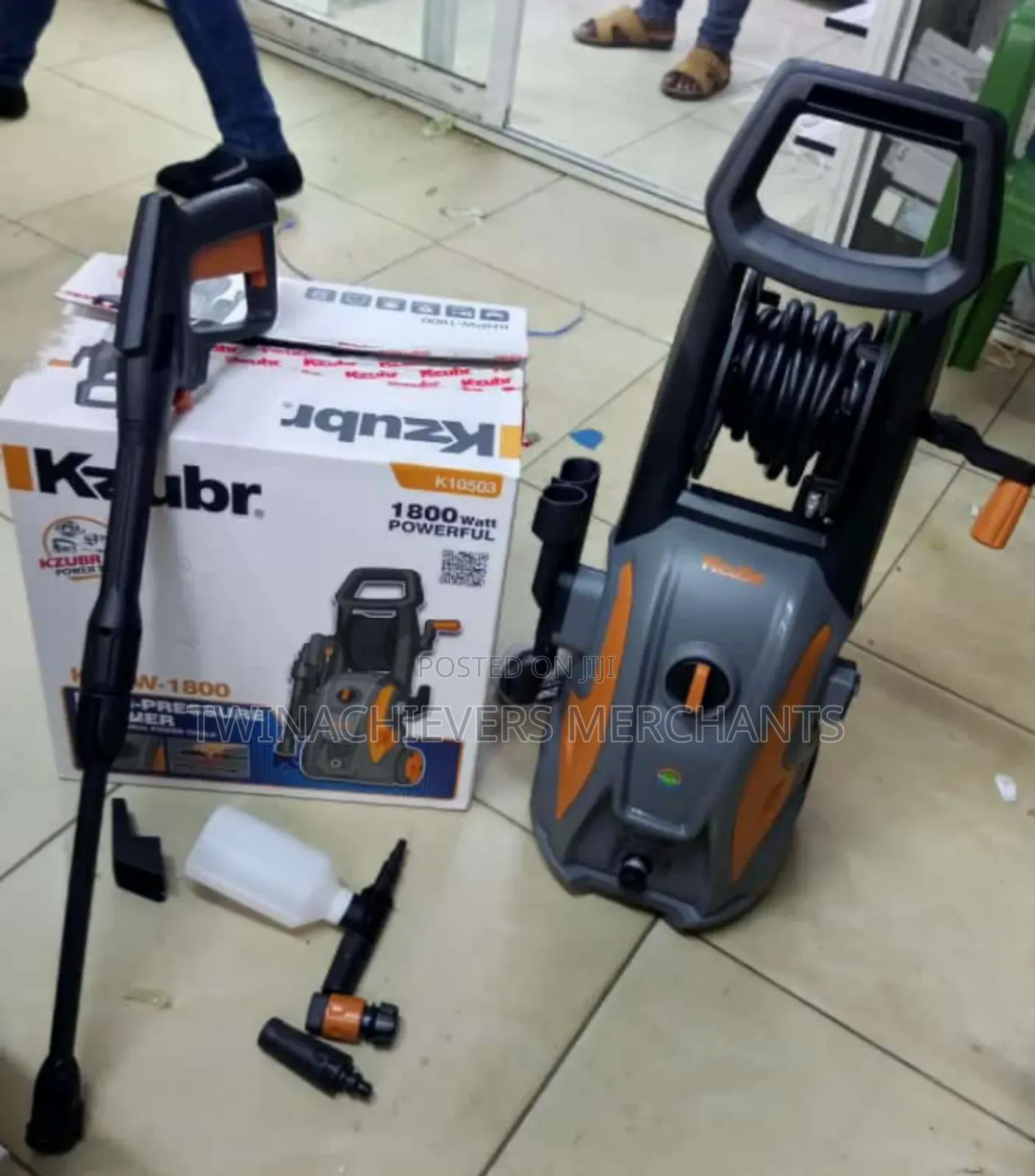 Powerful High Pressure Washer 1800w/Kzbur Pressure Washer