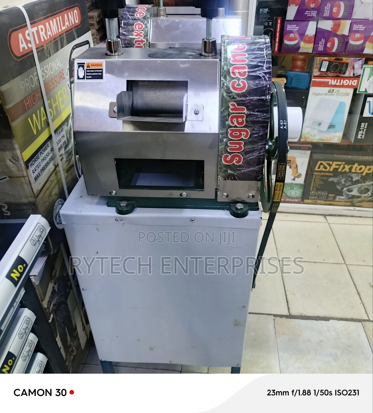Electric and Manual Sugar Cane Juice Extractor