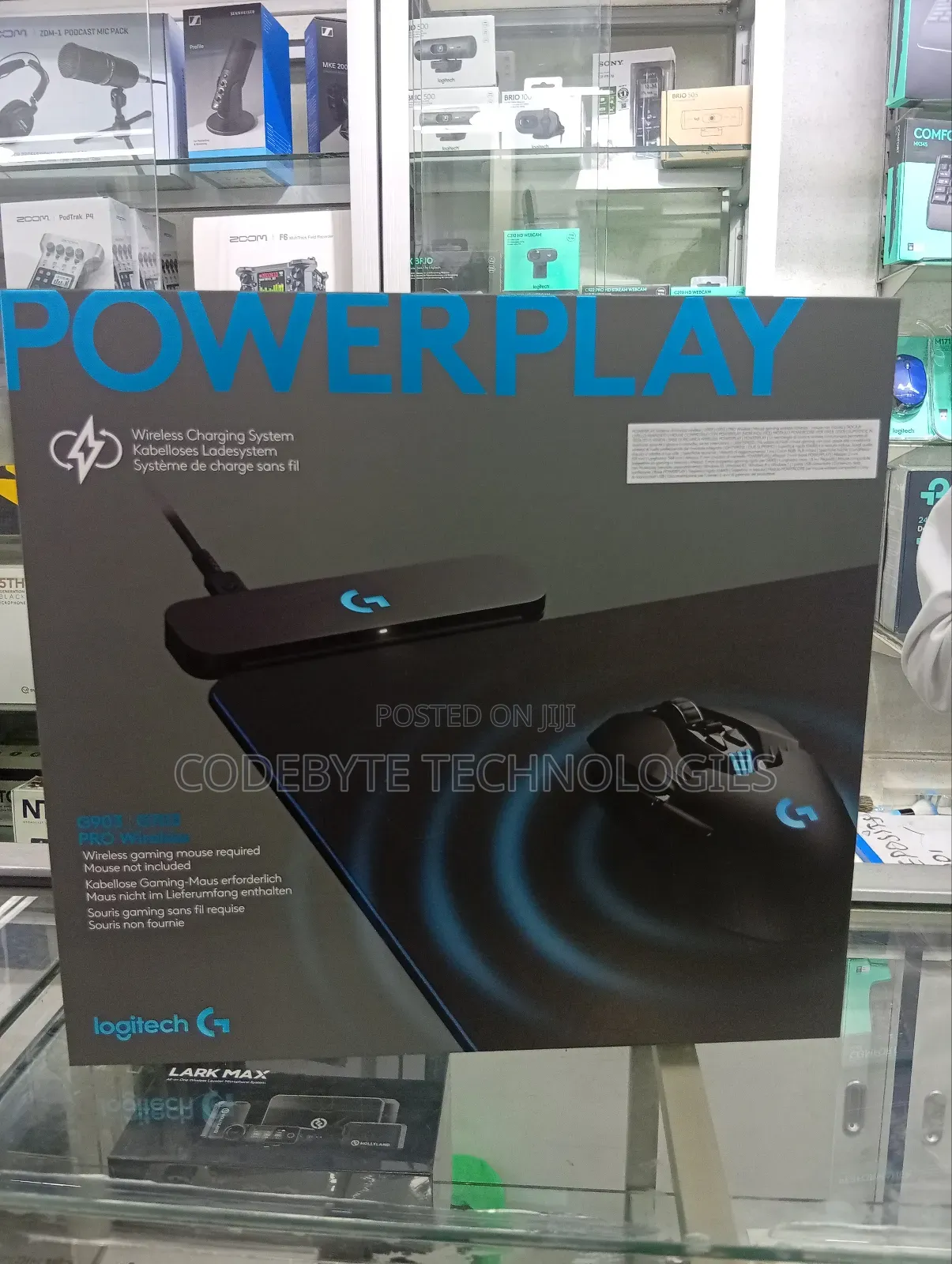 Logitech Powerplay Wireless Charging Gaming Mouse Pad