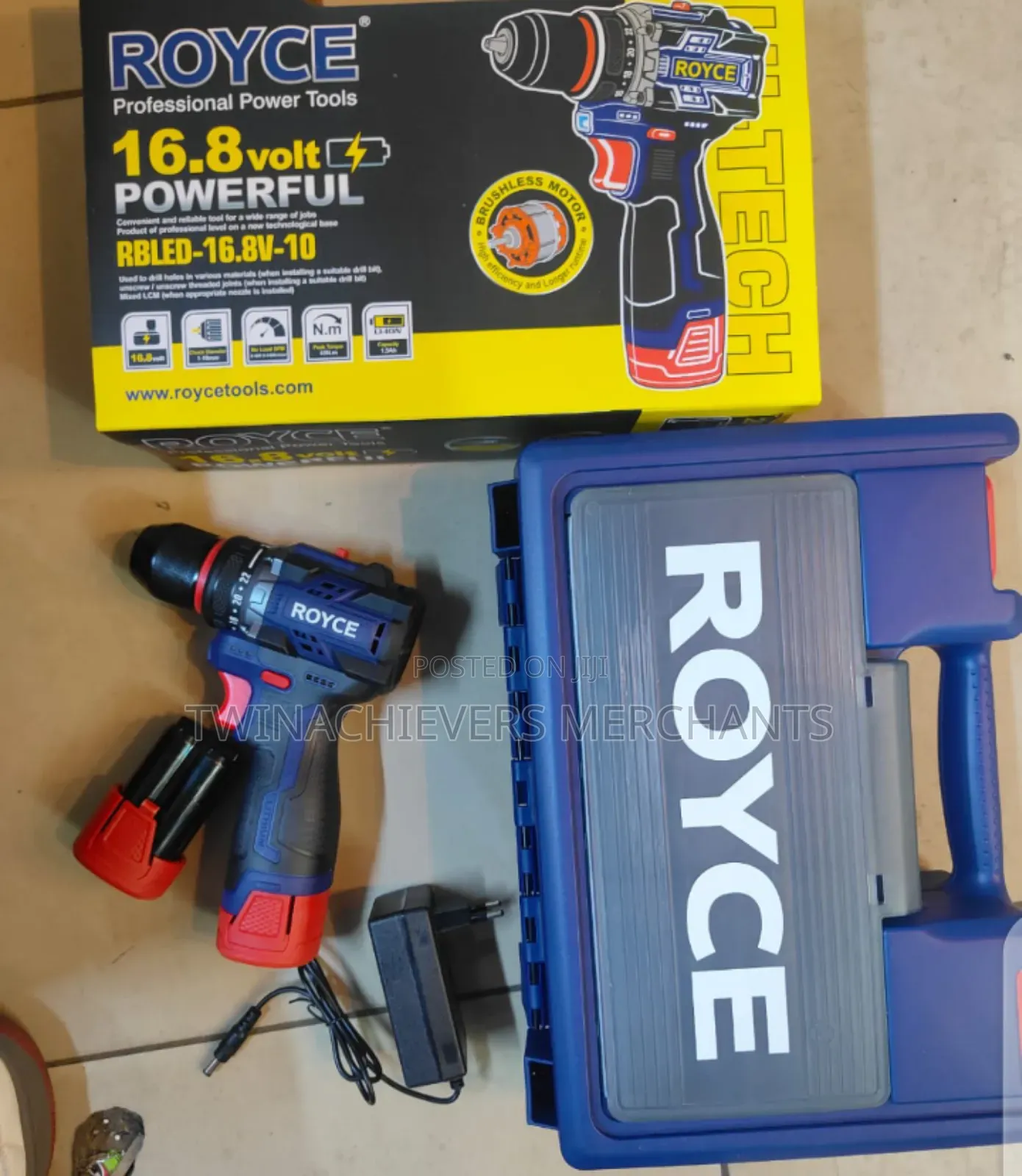 Cordless Screwdriver/Powerful Rechargable Drill 16.8v