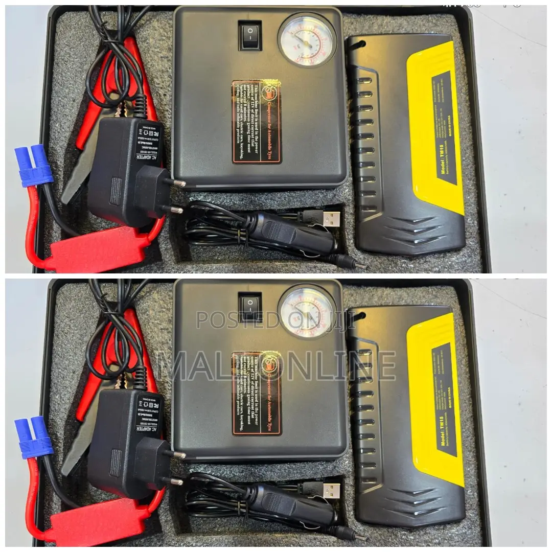 50,800mah Car Jump Starter Power Bank With Tire Inflator