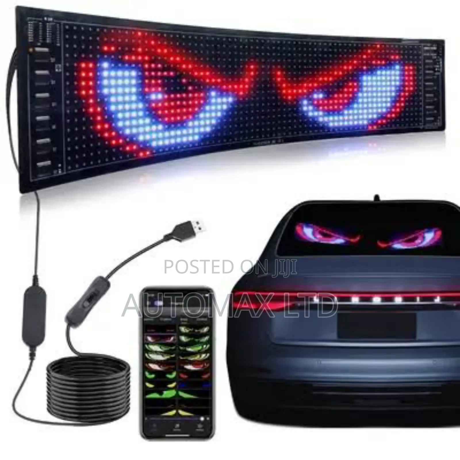 Blinking Eyes Flexible Led Screen. For Toyota,Subaru,Nissan