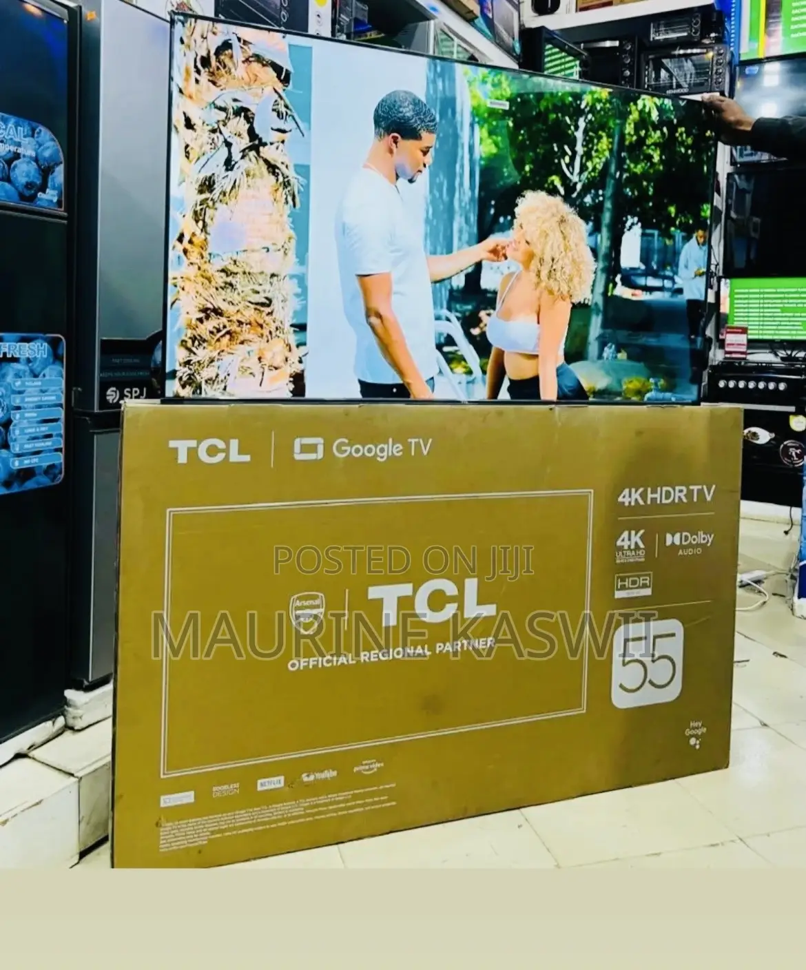 TCL 55” Inch Smart Google Uhd 55 V6b