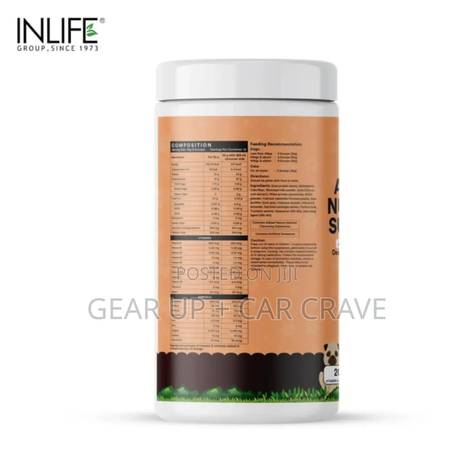 INLIFE All-in-One Nutritional Supplement for Pets